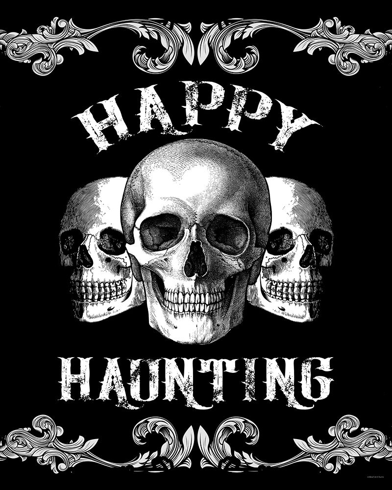 Happy Haunting art print by Bluebird Barn for $57.95 CAD
