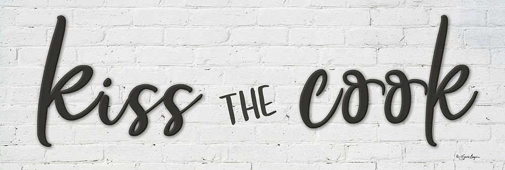 Kiss the Cook art print by Susie Boyer for $57.95 CAD