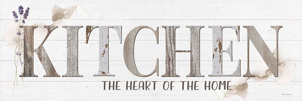Kitchen the Heart of the Home art print by Susie Boyer for $57.95 CAD