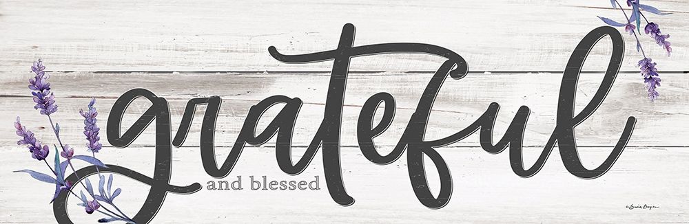 Grateful and Blessed art print by Susie Boyer for $57.95 CAD