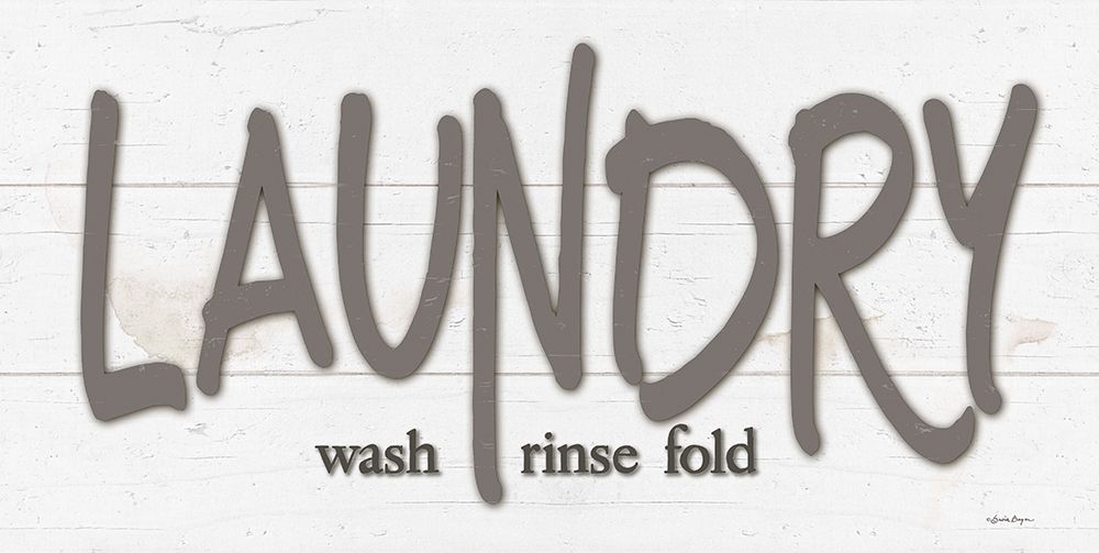 Laundry - Wash-Rinse-Fold art print by Susie Boyer for $57.95 CAD