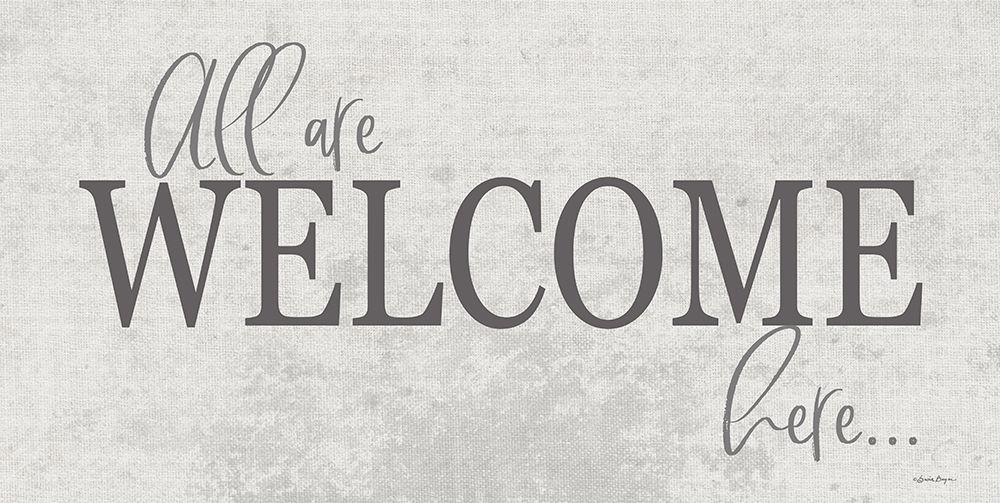 All are Welcome Here art print by Susie Boyer for $57.95 CAD