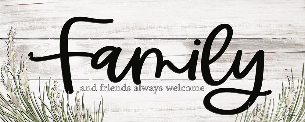Family and Friends Always Welcome art print by Susie Boyer for $57.95 CAD