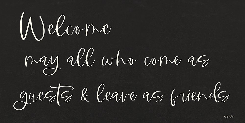 Welcome art print by Susie Boyer for $57.95 CAD