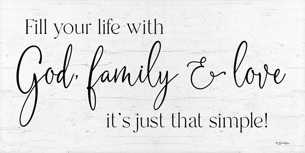 God - Family And Love art print by Susie Boyer for $57.95 CAD