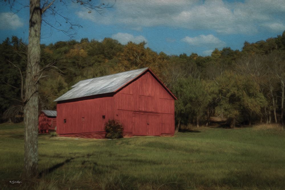 The Red Barn art print by Susie Boyer for $57.95 CAD