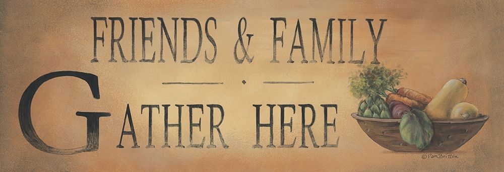 Friends And Family art print by Pam Britton for $57.95 CAD