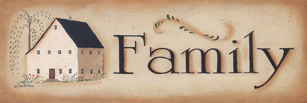 Family art print by Pam Britton for $57.95 CAD
