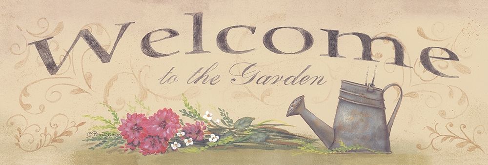 Welcome to the Garden art print by Pam Britton for $57.95 CAD
