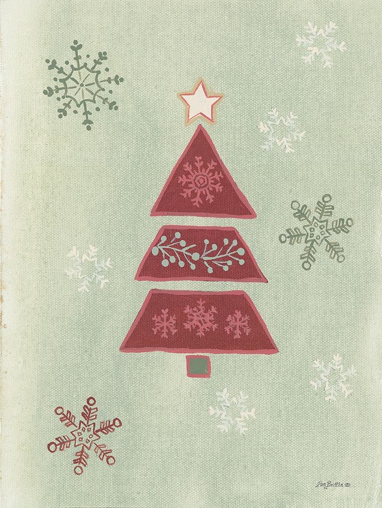 Holiday Cheer III art print by Pam Britton for $57.95 CAD