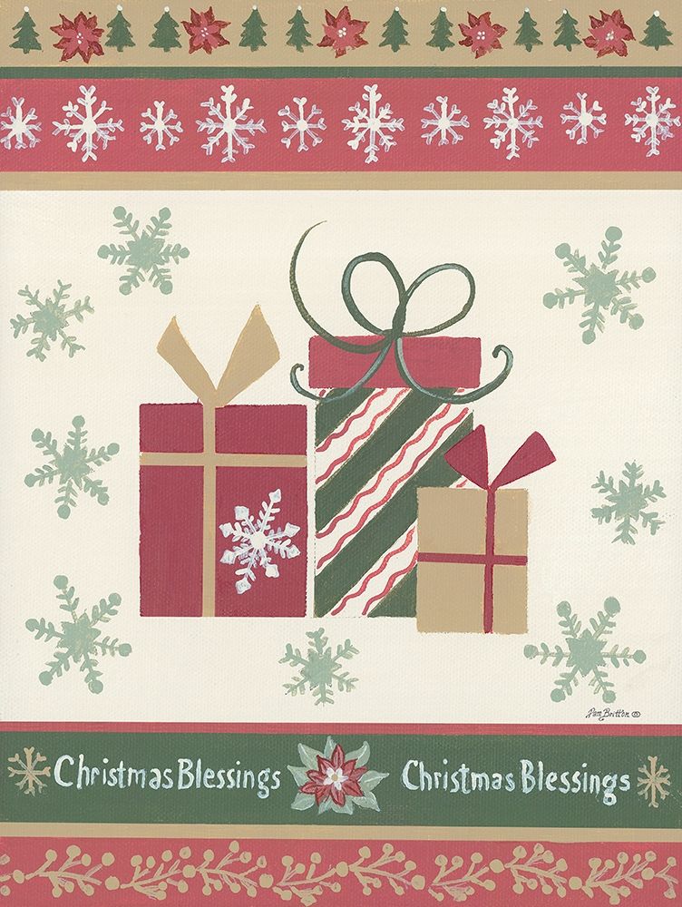 Holiday Joy III art print by Pam Britton for $57.95 CAD