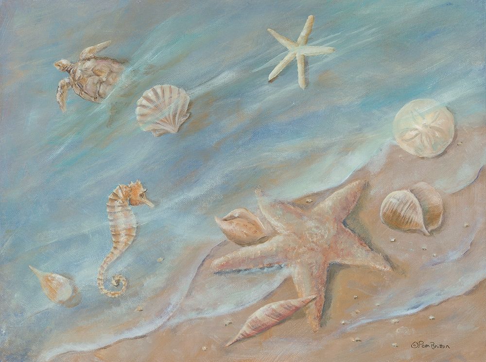 Seashore Star I art print by Pam Britton for $57.95 CAD