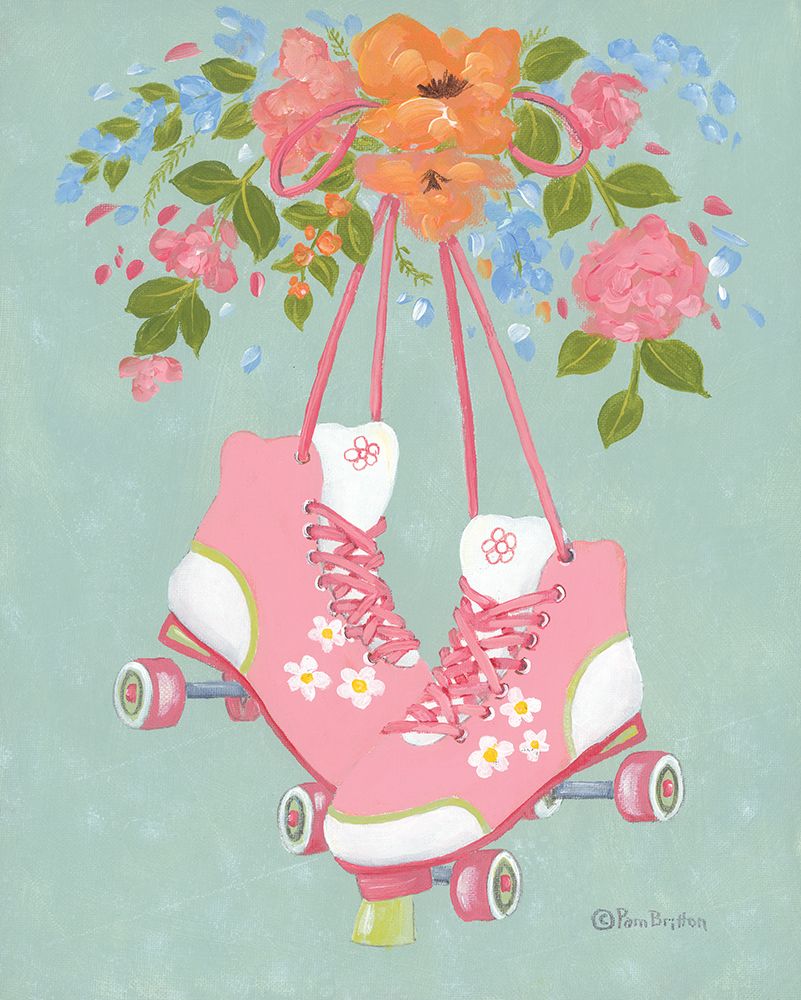 Lets Roll art print by Pam Britton for $57.95 CAD