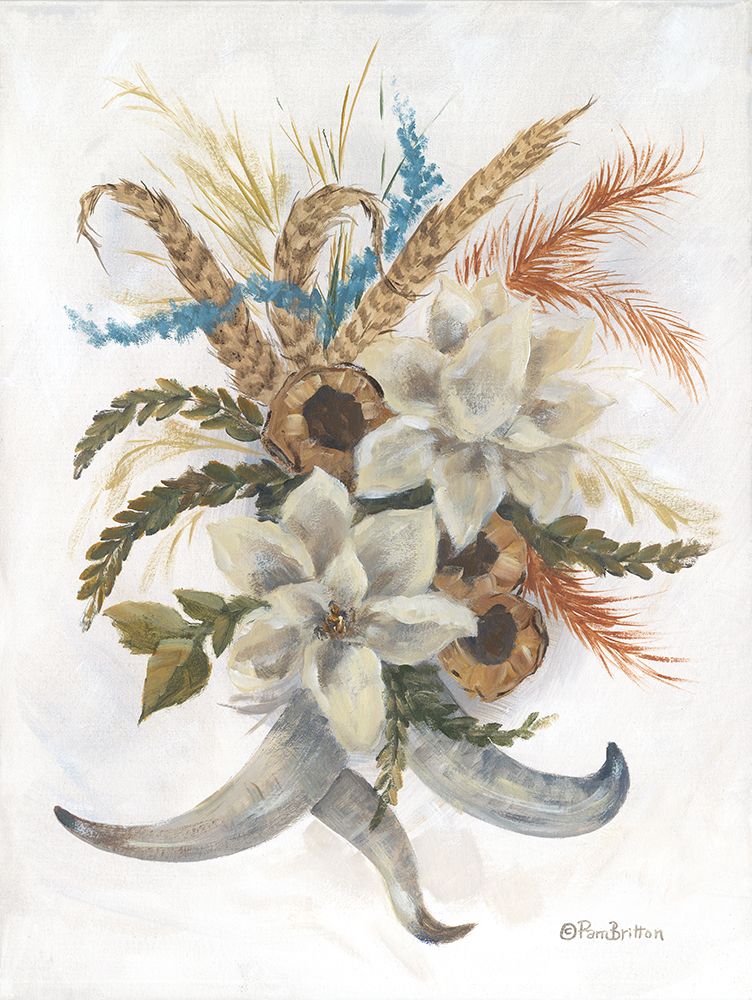 Western Floral art print by Pam Britton for $57.95 CAD