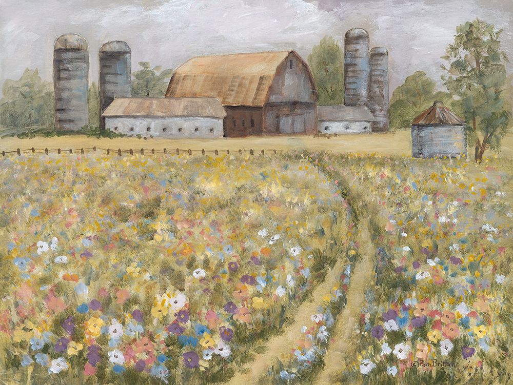 Country Wildflowers art print by Pam Britton for $57.95 CAD