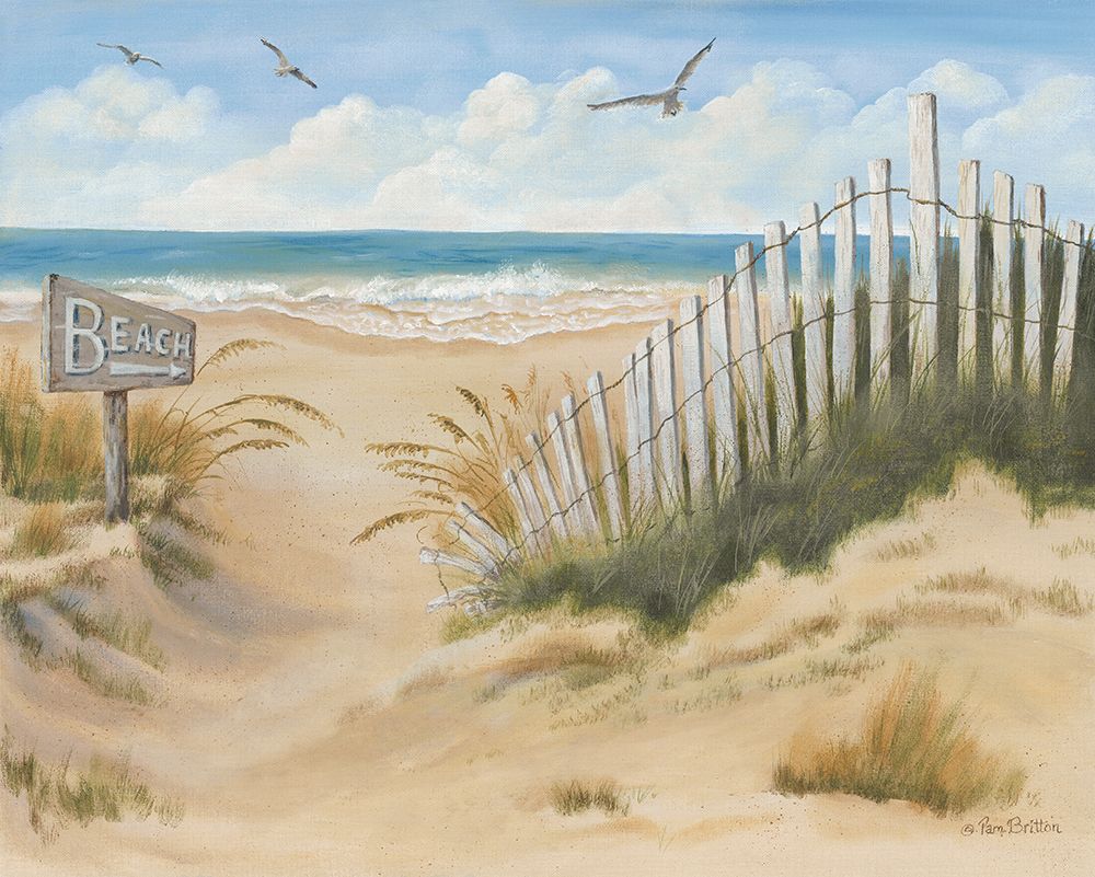 To the Beach art print by Pam Britton for $57.95 CAD