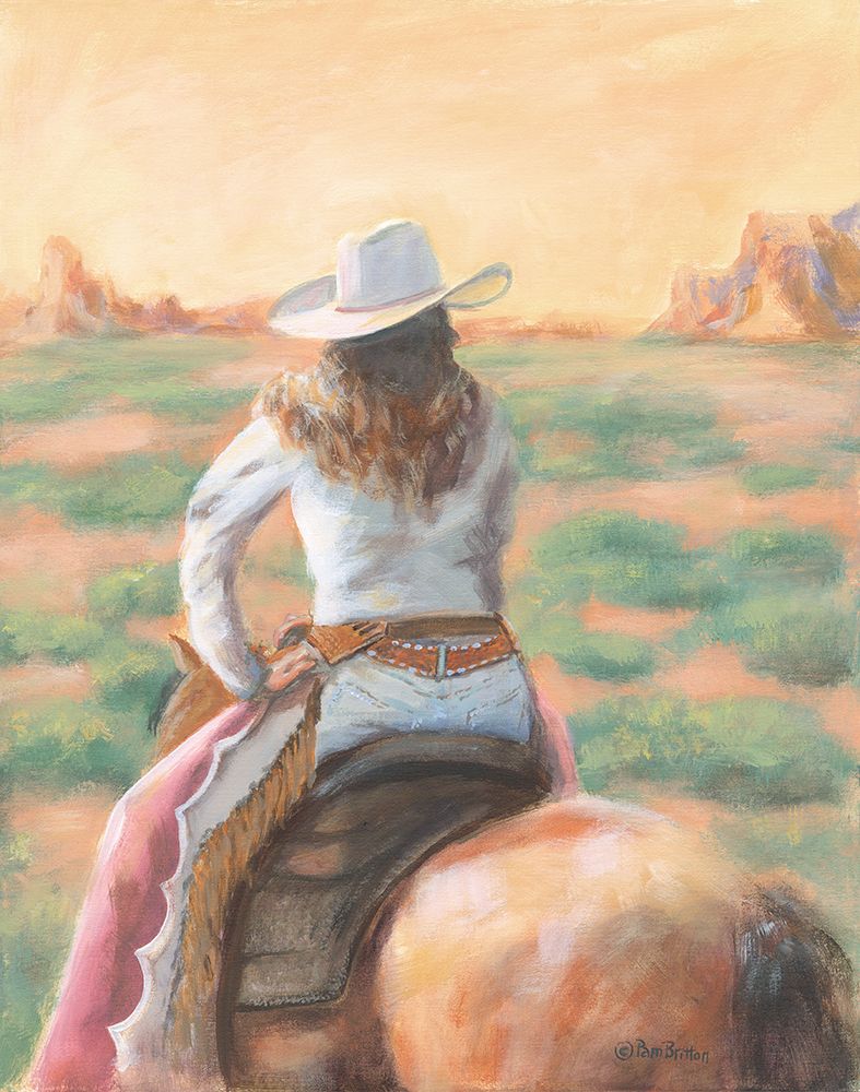 Saddle Up and Ride art print by Pam Britton for $57.95 CAD