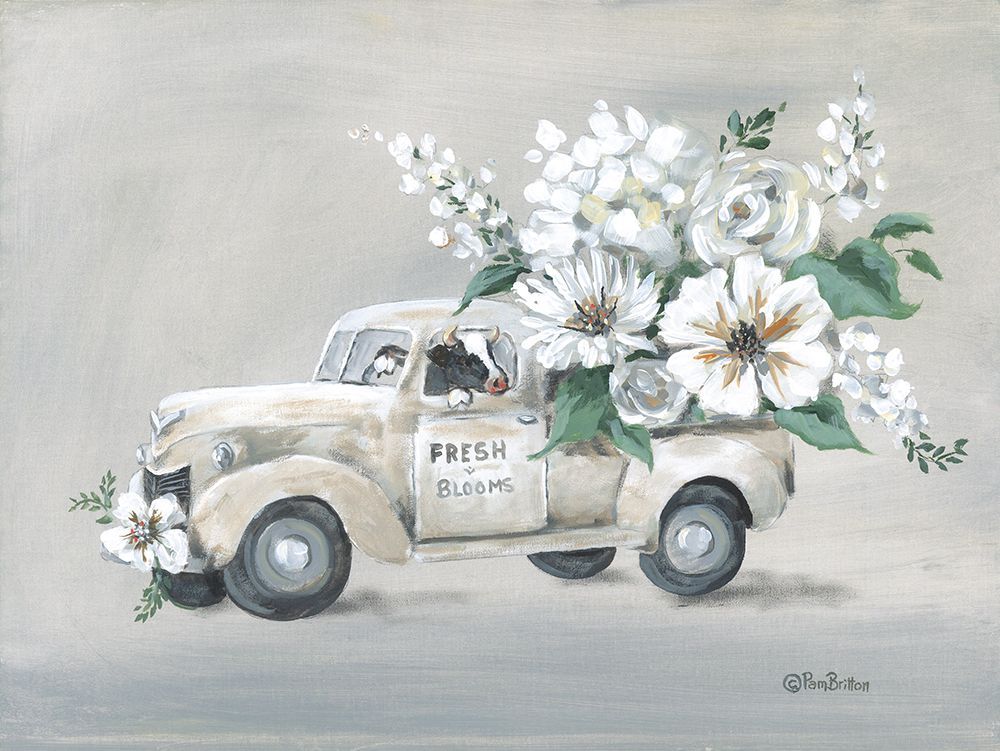 Fresh Blooms art print by Pam Britton for $57.95 CAD