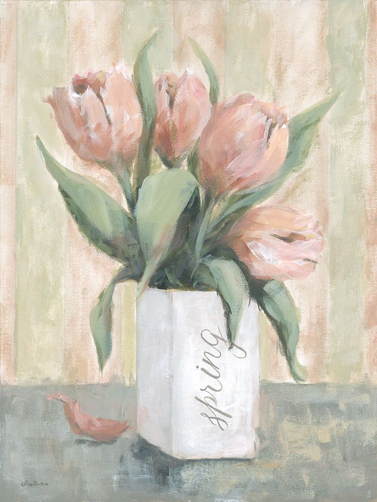 Spring Tulips art print by Pam Britton for $57.95 CAD