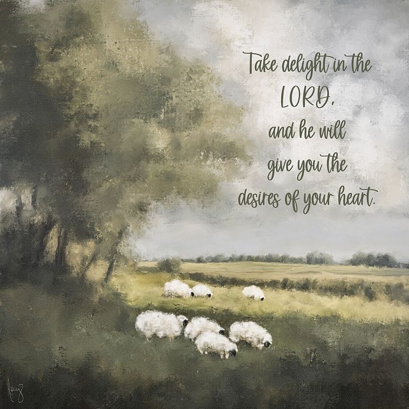 Take Delight in the Lord art print by Ashley Bradley for $57.95 CAD