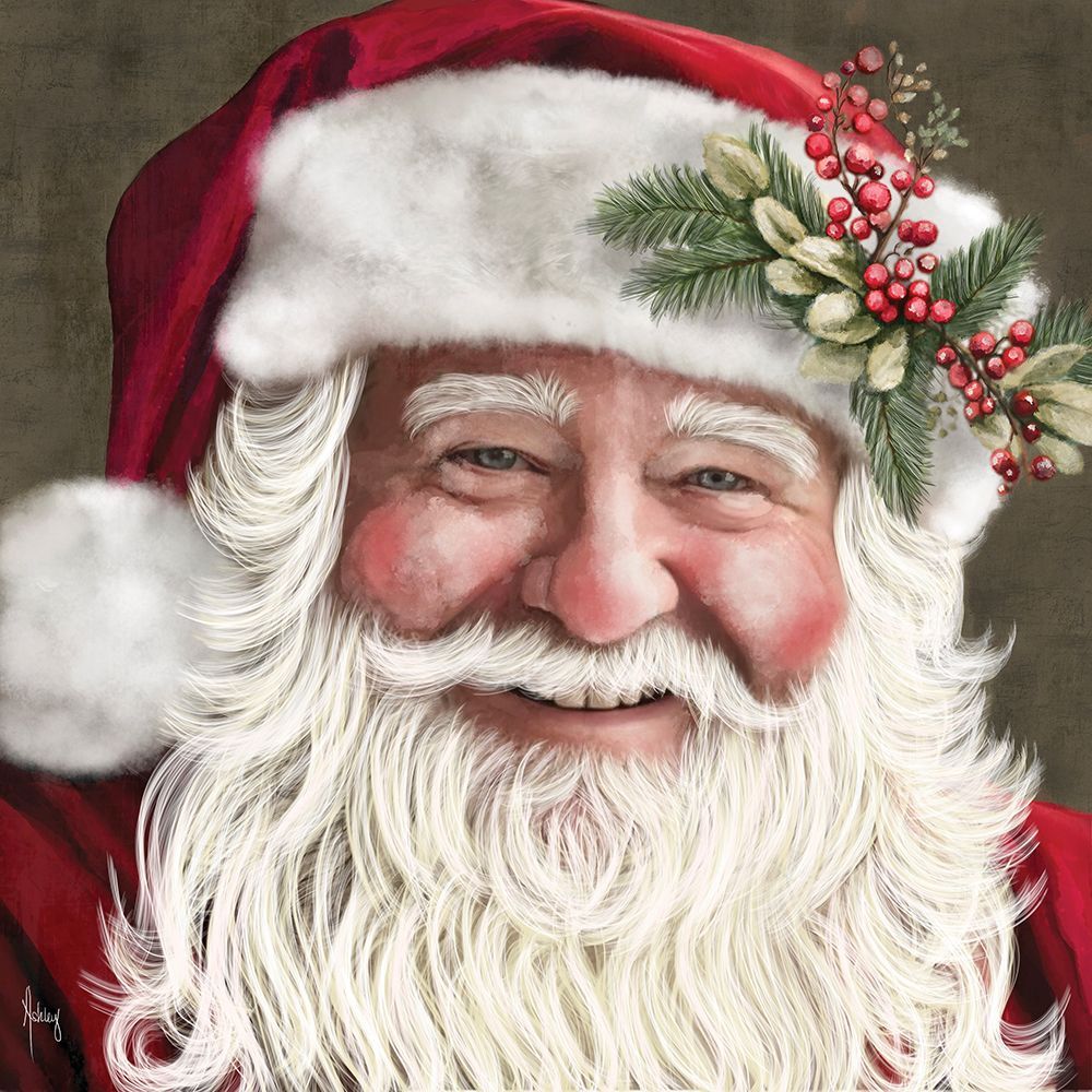 Jolly St. Nick art print by Ashley Bradley for $57.95 CAD