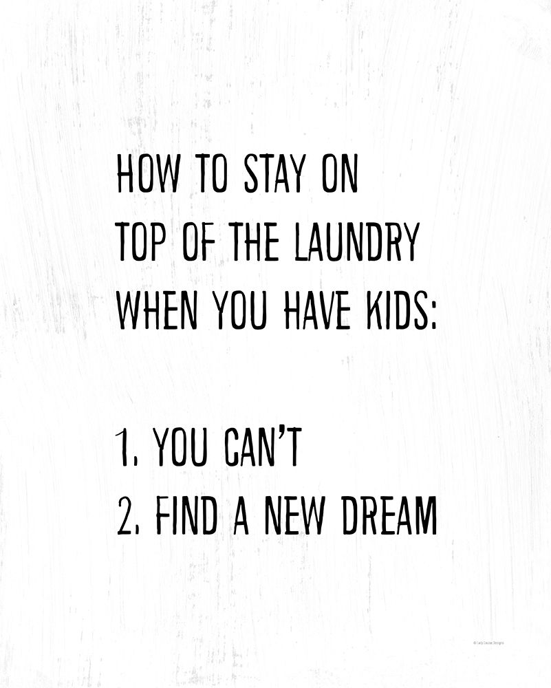 Laundry And Kids art print by Lady Louise Designs for $57.95 CAD