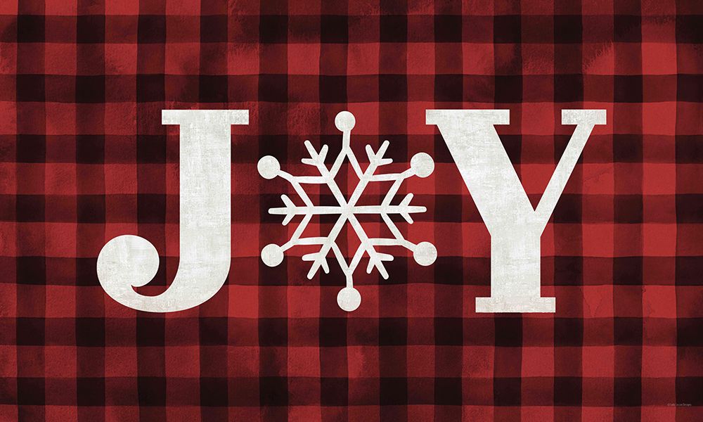 Plaid Joy art print by Lady Louise Designs for $57.95 CAD