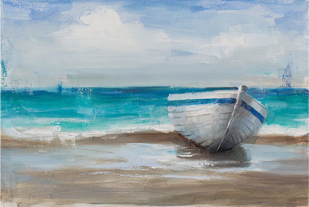 Boat on the Shore art print by Cloverfield And Co. for $57.95 CAD