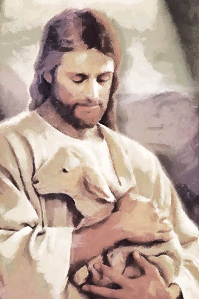 The Lamb in His Arms art print by Cloverfield And Co. for $57.95 CAD