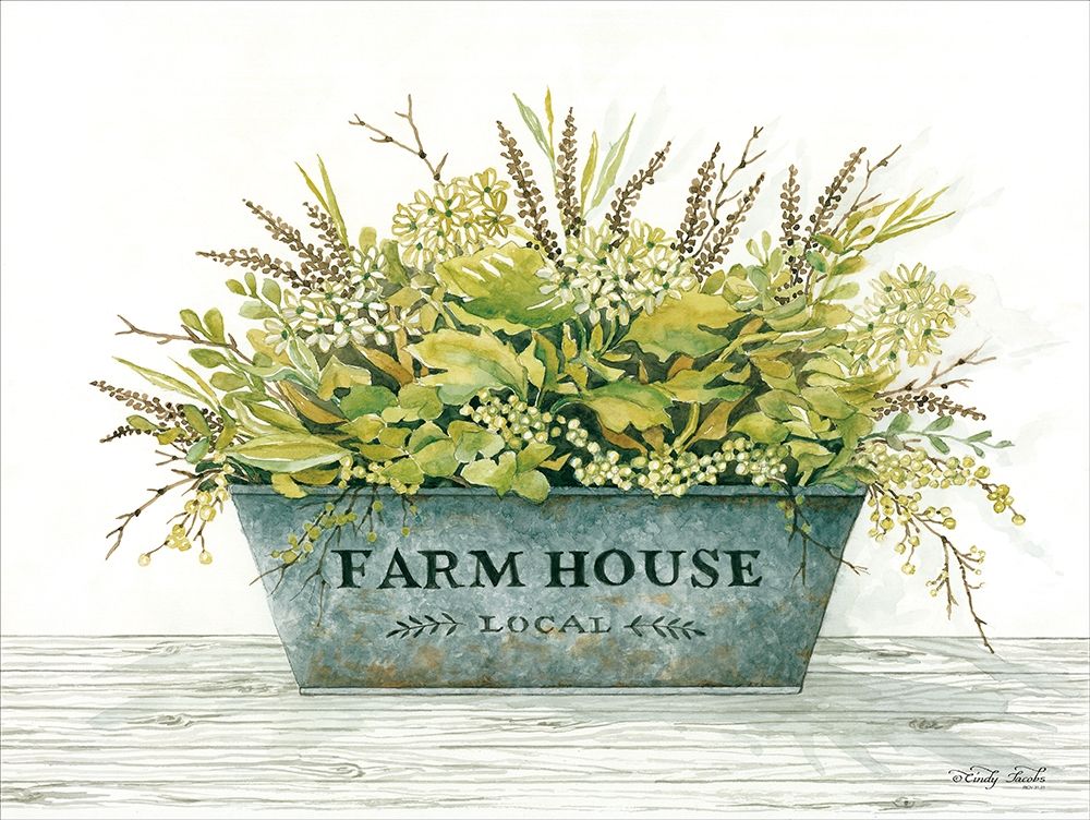 Farmhouse art print by Cindy Jacobs for $57.95 CAD