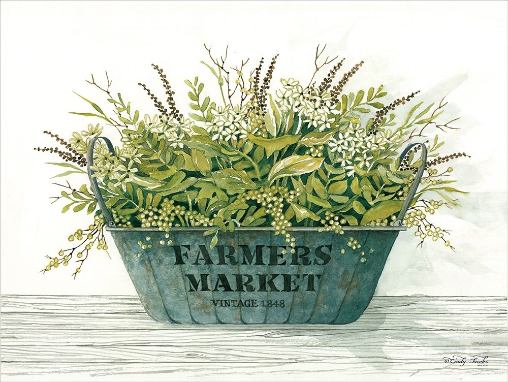 Farmers Market art print by Cindy Jacobs for $57.95 CAD
