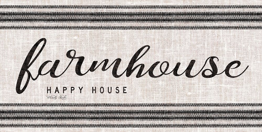 Farmhouse Happy House art print by Cindy Jacobs for $57.95 CAD