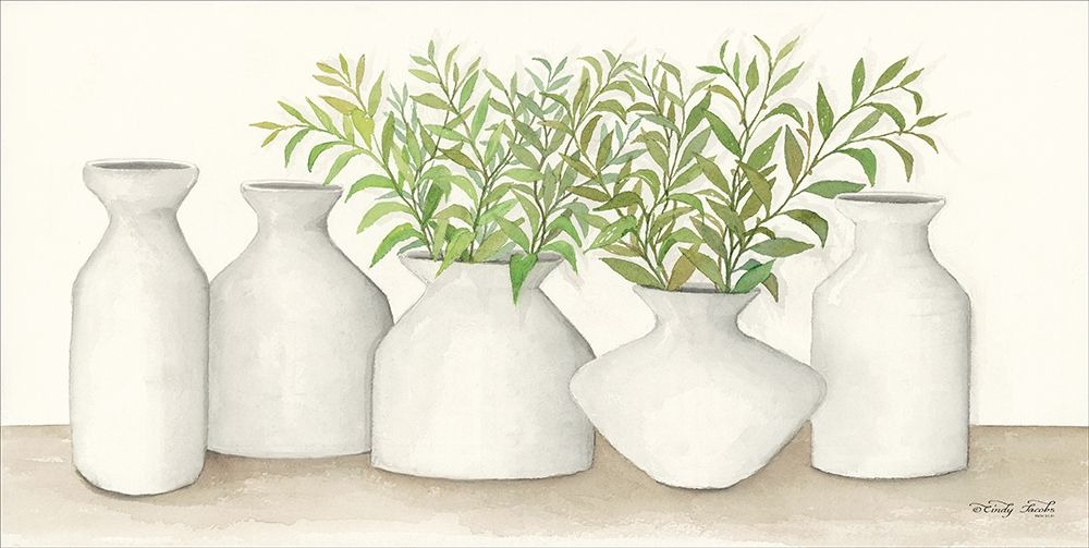 Simplicity in White II art print by Cindy Jacobs for $57.95 CAD