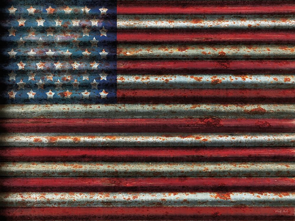 American Flag art print by Cindy Jacobs for $57.95 CAD