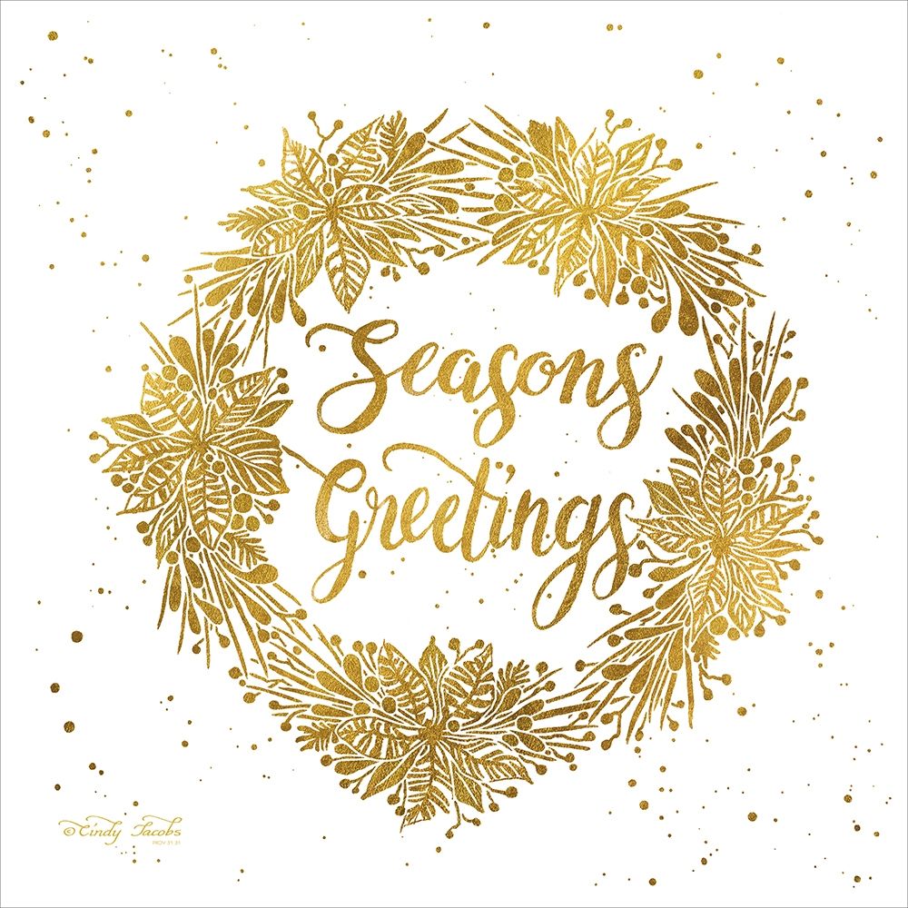 Seasons Greetings art print by Cindy Jacobs for $57.95 CAD