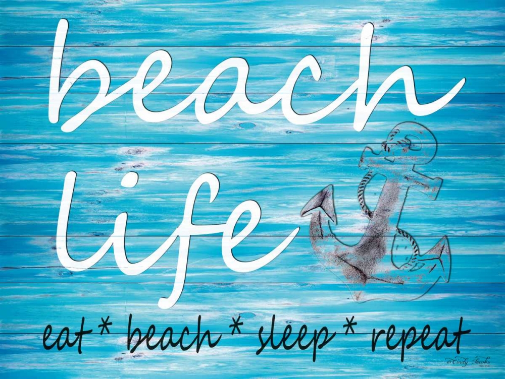 Beach Life art print by Cindy Jacobs for $57.95 CAD