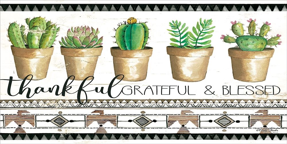 Native Thankful Grateful art print by Cindy Jacobs for $57.95 CAD