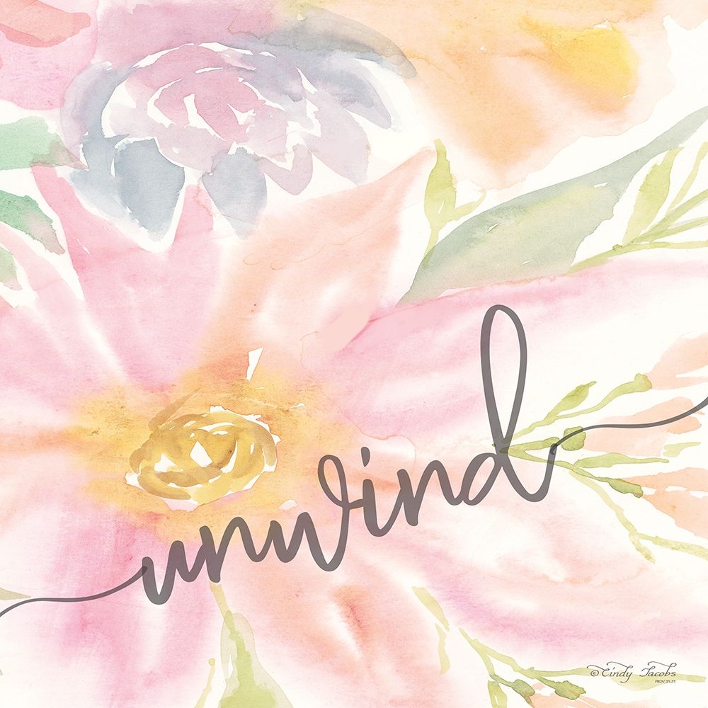 Floral Unwind art print by Cindy Jacobs for $57.95 CAD