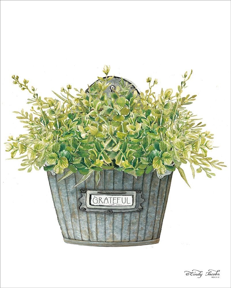 Grateful Wall Box art print by Cindy Jacobs for $57.95 CAD