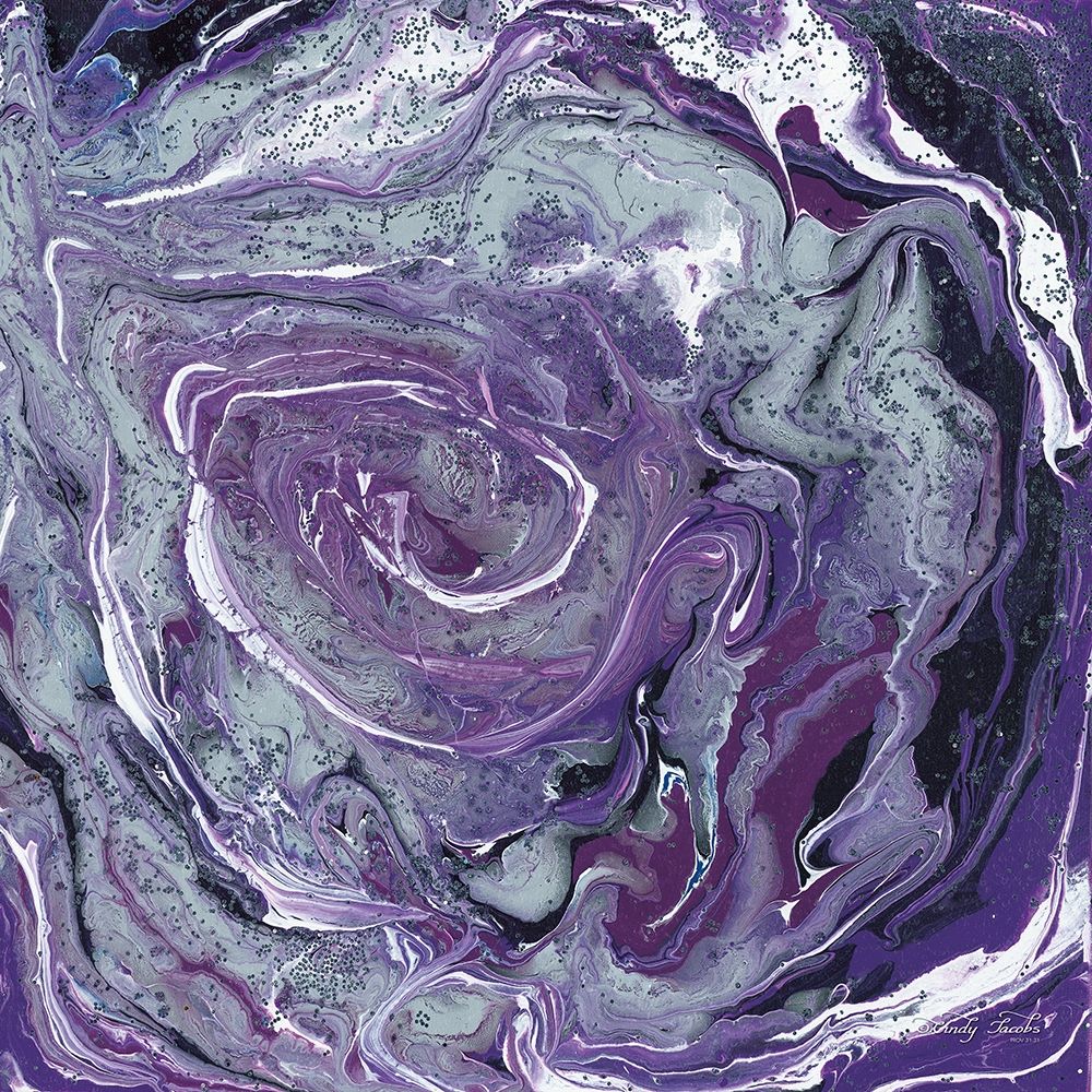Abstract in Purple II art print by Cindy Jacobs for $57.95 CAD