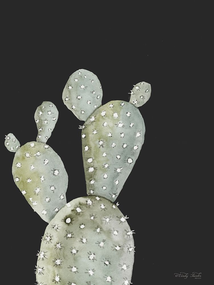 Happy Cactus I art print by Cindy Jacobs for $57.95 CAD