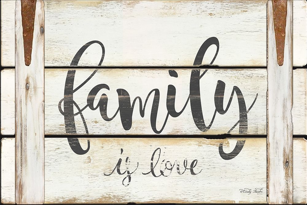 Family is Love art print by Cindy Jacobs for $57.95 CAD