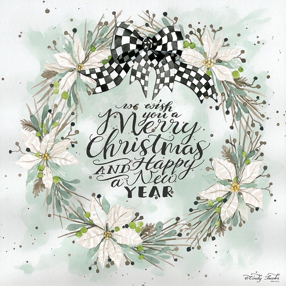 We Wish You a Merry Christmas art print by Cindy Jacobs for $57.95 CAD
