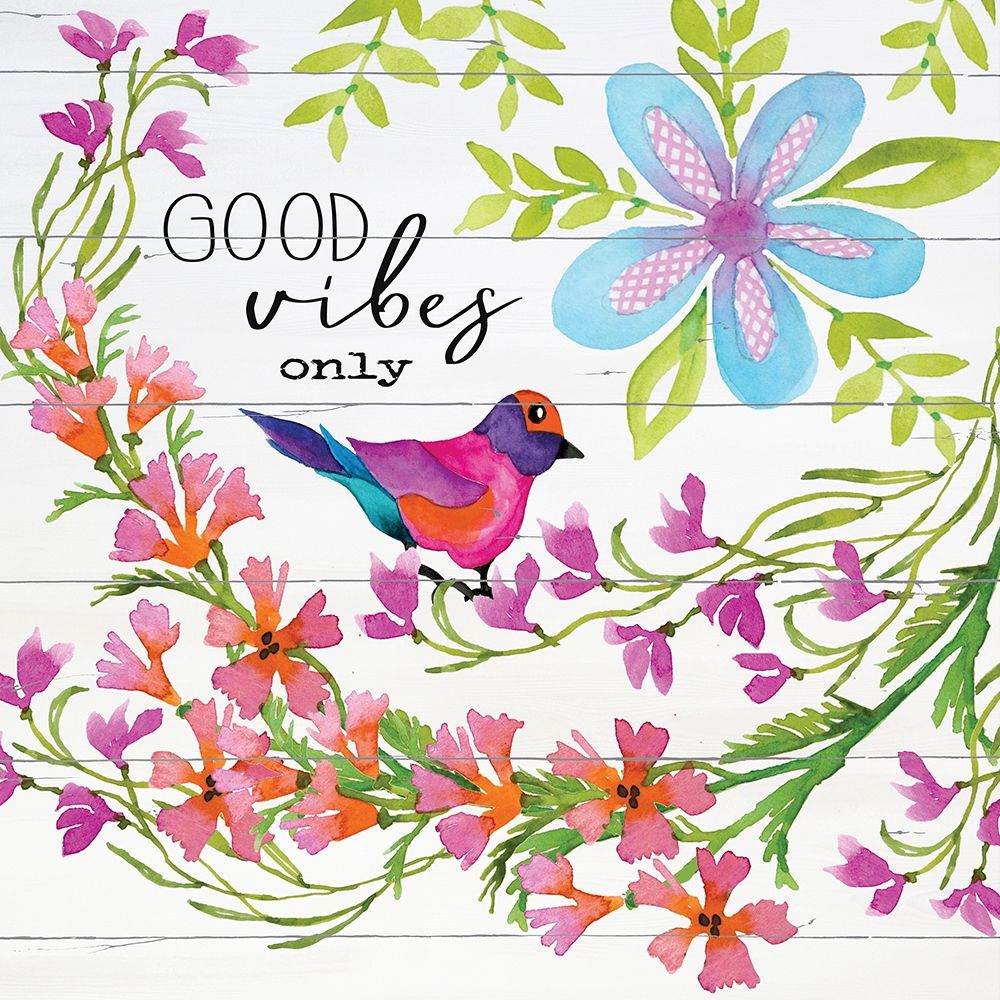 Good Vibes Only art print by Cindy Jacobs for $57.95 CAD