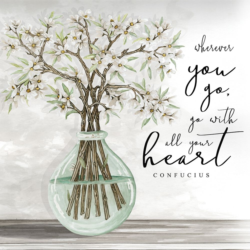Go With All Your Heart art print by Cindy Jacobs for $57.95 CAD
