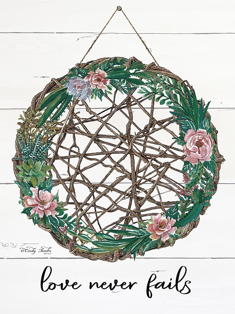 Love Never Fails art print by Cindy Jacobs for $57.95 CAD