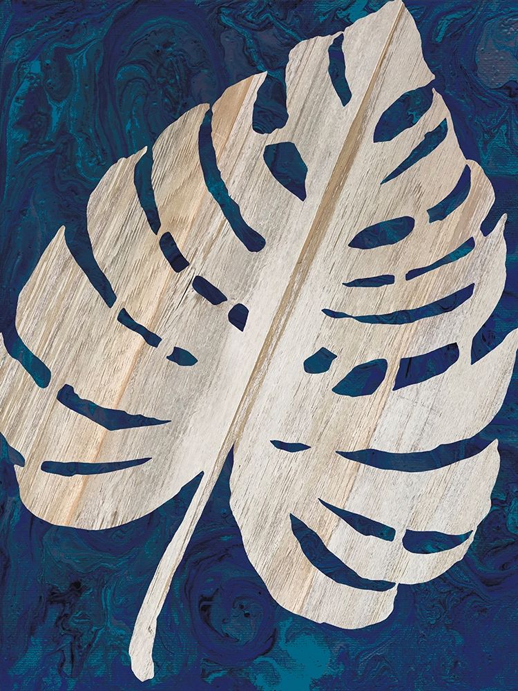 Monstera Navy art print by Cindy Jacobs for $57.95 CAD
