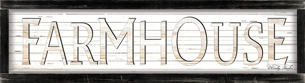 White Farmhouse art print by Cindy Jacobs for $57.95 CAD