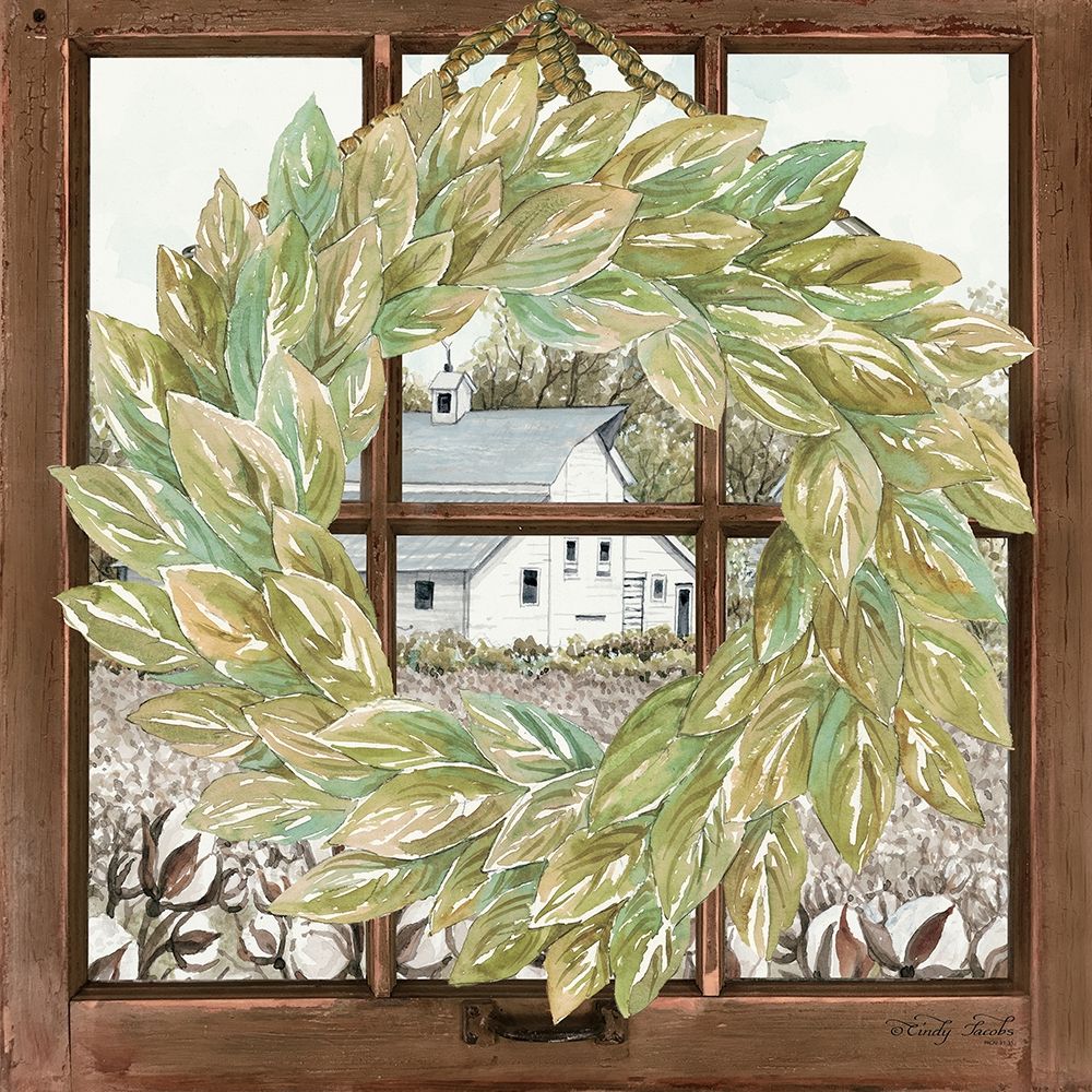 Country Windowpane art print by Cindy Jacobs for $57.95 CAD