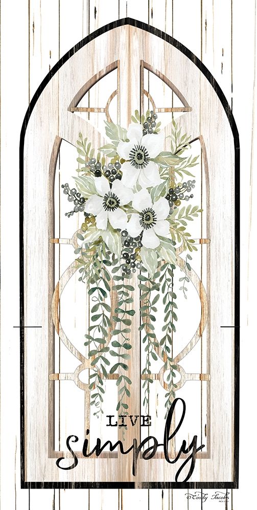 Live Simply art print by Cindy Jacobs for $57.95 CAD